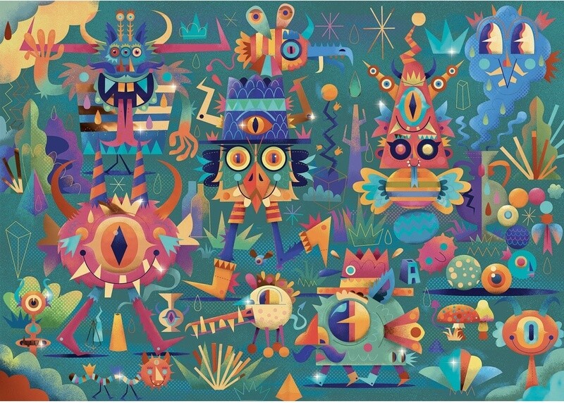 DJ07020 Puzzle / Monster Party / 50 pcs