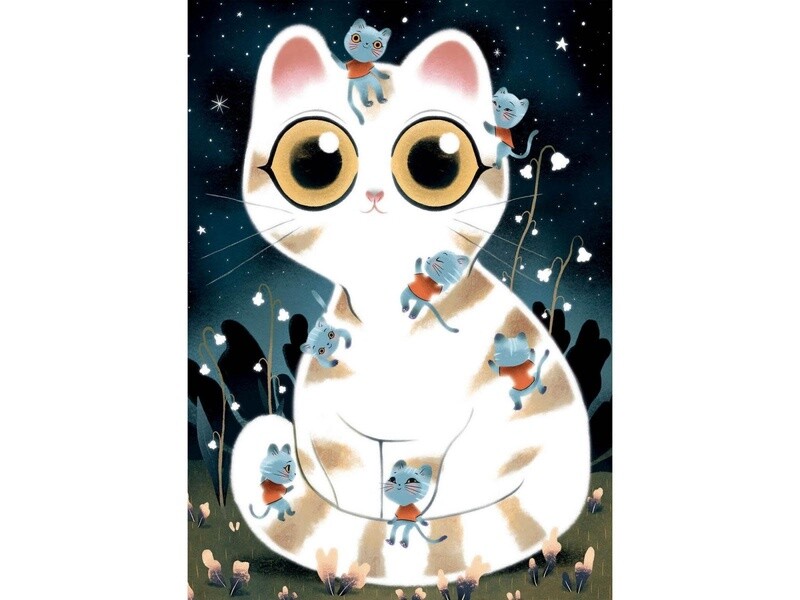 DJ07021 Puzzle / Cuddly Cats / 50 pcs