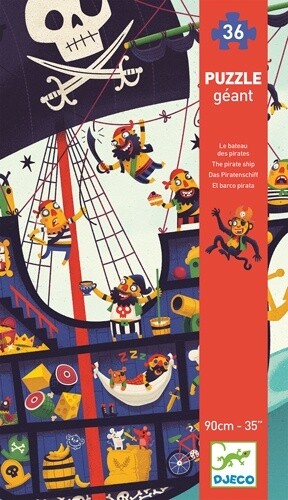 DJ07129 Giant Puzzle/ Pirate ship / 36 pcs