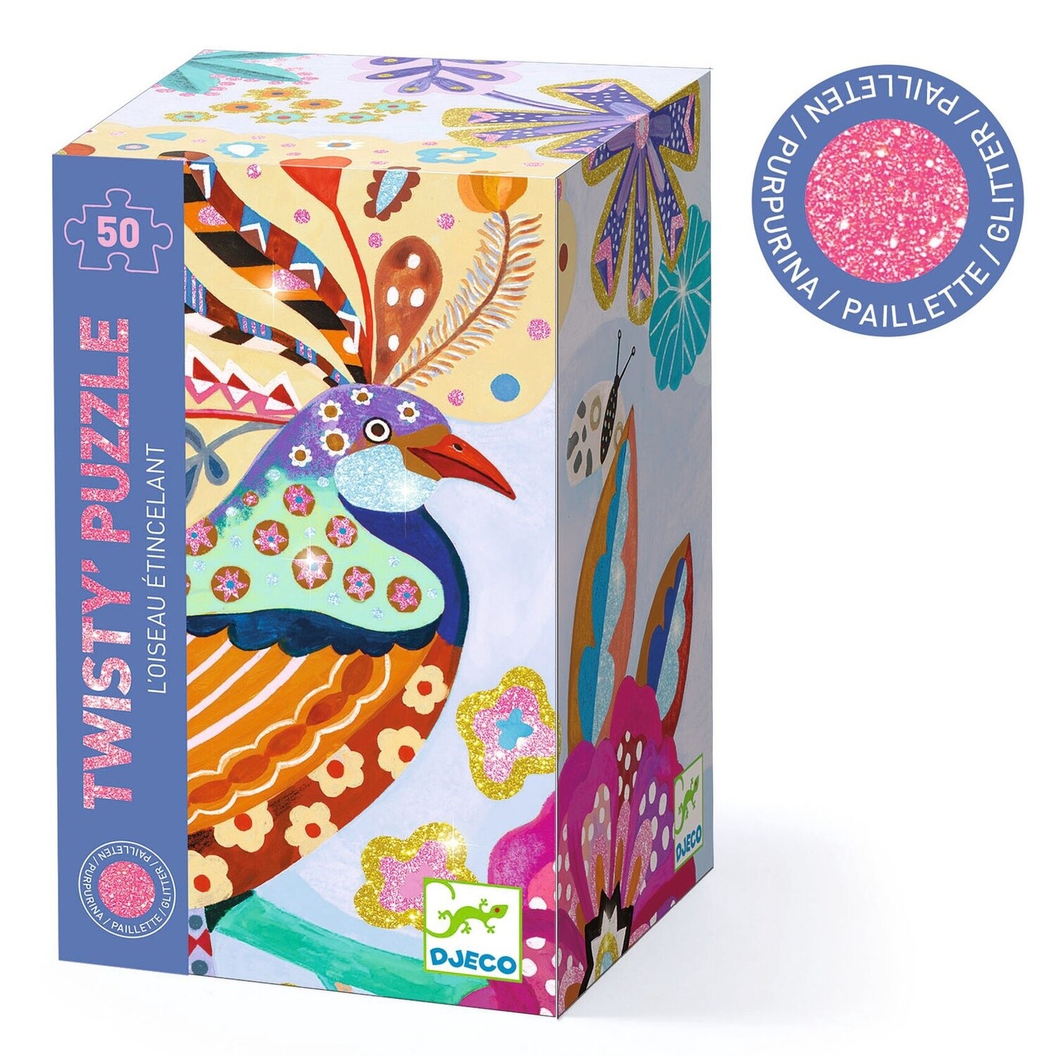 DJ07022 Giant puzzle / Sparkling bird / 50 pcs