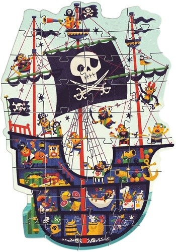 DJ07129 Giant Puzzle/ Pirate ship / 36 pcs