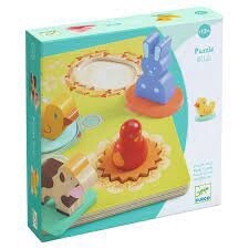 DJ01030 - Wooden Puzzle / Bildi / 5 pcs