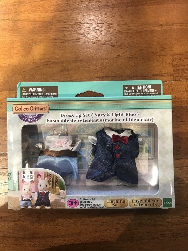 CF3029 BL DRESS UP NAVY LT BLUE CALICO CRITTERS