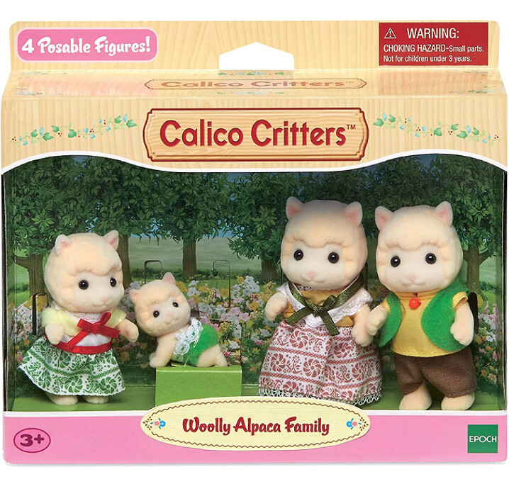CF1803 BL WOOLLY ALPACA FAMILY CALICO