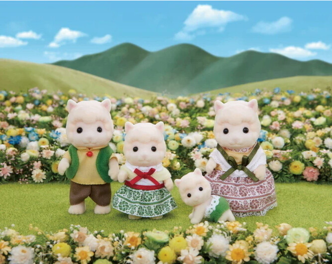 CF1803 BL WOOLLY ALPACA FAMILY CALICO