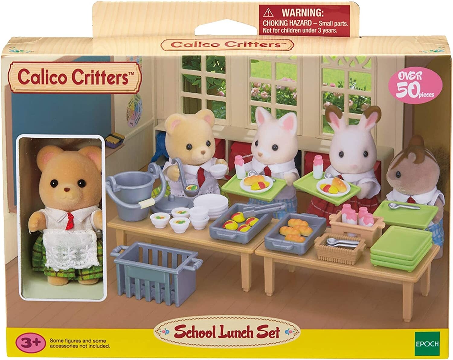 CC1486 SCHOOL LUNCH SET CALICO CRITTERS