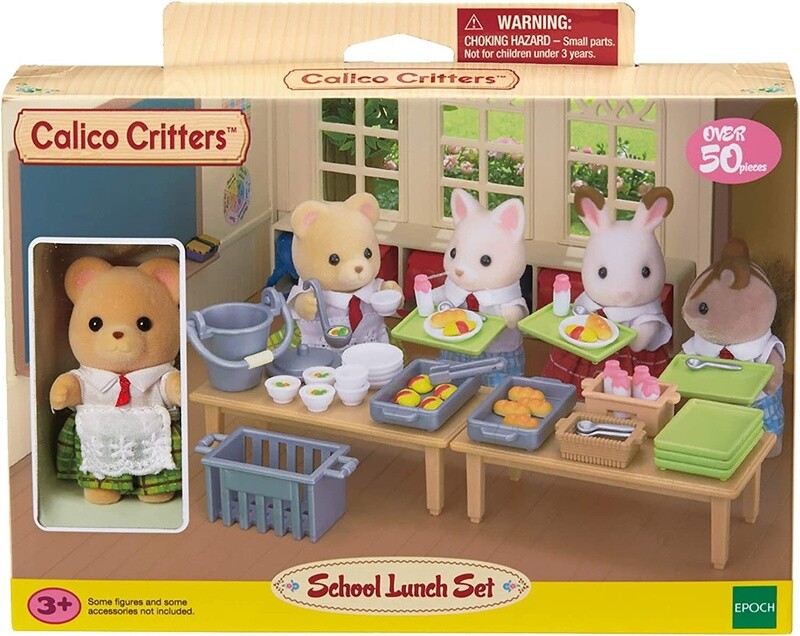 CC1486 SCHOOL LUNCH SET CALICO CRITTERS