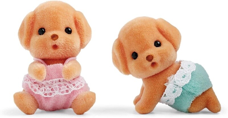 CF1737 BL TOY POODLE TWINS CALICO CRITTERS