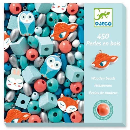 DJ09807 - Wooden Beads / Small animals