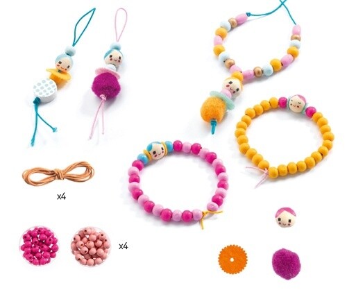 DJ09819 - Beads / Pearl and figurines