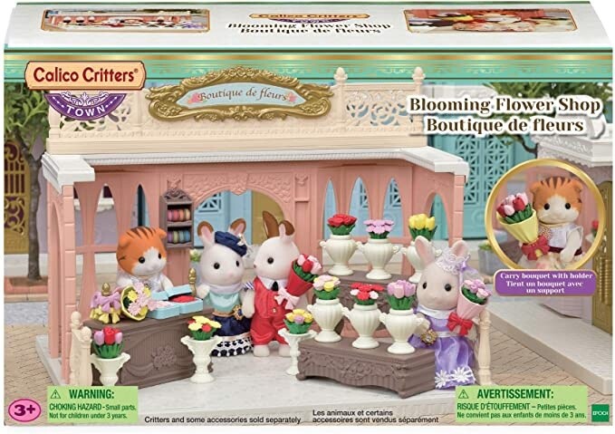 CF3033 BL BLOOMING FLOWER SHOP CALICO
