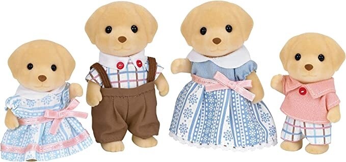 CF1417 BL YELLOW LAB FMLY CALICO CRITTERS