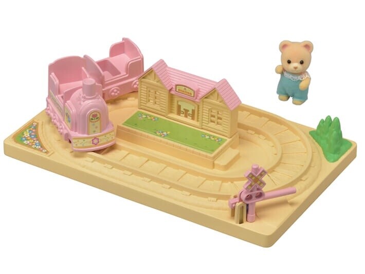 CC1793 BL BABY CHOO CHOO TRAIN CALICO CRITTERS