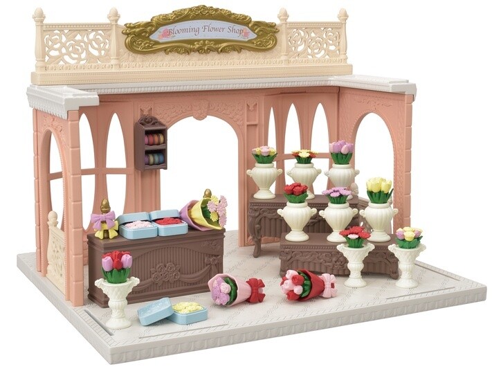 CF3033 BL BLOOMING FLOWER SHOP CALICO