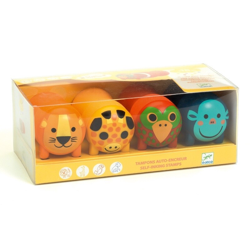 DJ09012 Stamps for toddlers / Safari animals