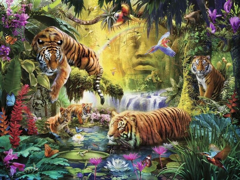 16005 Tranquil Tigers 1500pc