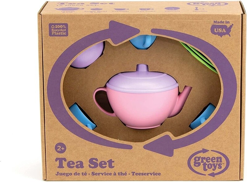 TEA01R Green Toys Tea Set – Pink