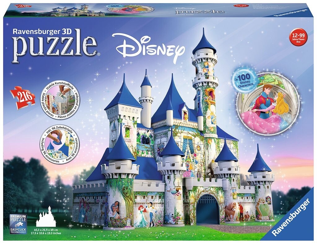 12510 Disney Princess Castle Puzzle 216pc