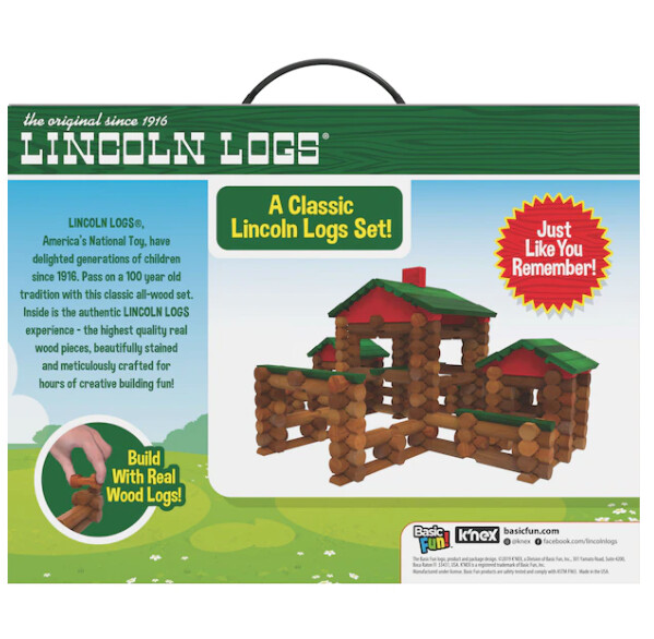 KNX 00843 LINCOLN LOGS - 268PC CLASSIC FARMHOUSE (1) ENG