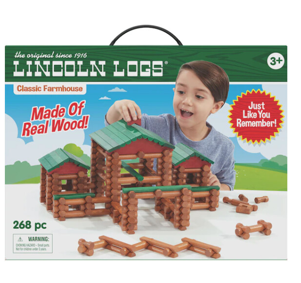 KNX 00843 LINCOLN LOGS - 268PC CLASSIC FARMHOUSE (1) ENG