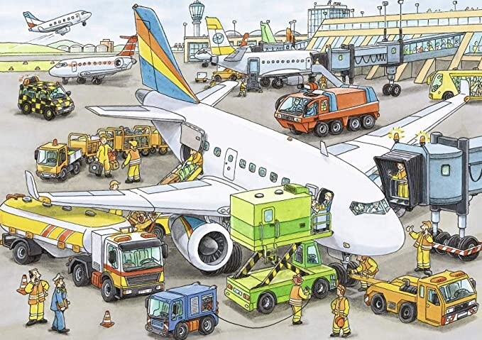 08603 Busy Airport 35 Pc