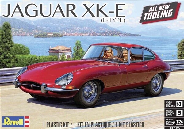 750-4509 REV4509 JAGUAR XK-E (E-TYPE)(1/25) **NEW TOOLING**
