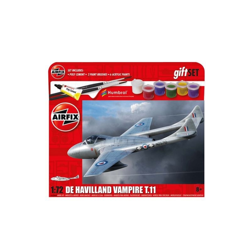 A55204A AIR55204A DE HAVILLAND VAMPIRE T.11GIFT SET (1/72)