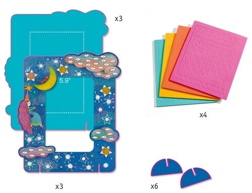 DJ07904 - DIY / Mosaïcs Frames / Fairy like
