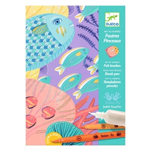DJ08647 - Felt brushes / Under the sea