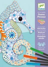 DJ08648 - Felt brushes / Motif art
