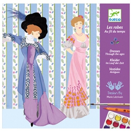 DJ08734 - Felt brushes / Dresses throught the ages