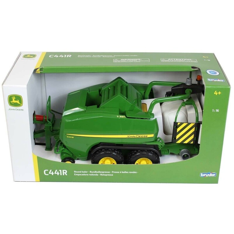 09819 John Deere wrapping baler C441R