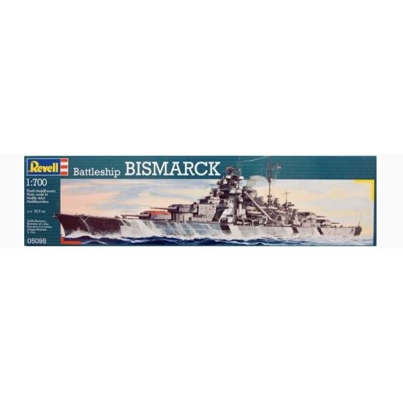 910-05098 1/700 Battleship Bismarck (12/ct