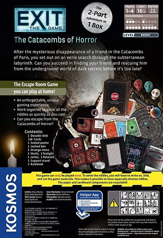 694289 EXIT: THE CATACOMBS OF HORROR