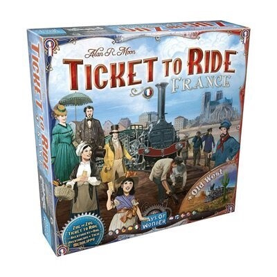 DW7228 TICKET TO RIDE : FRANCE/OLD WEST MAP #6