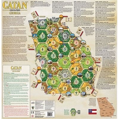 CN3527 CATAN GEOGRAPHIES: GEORGIA (6 PACK)