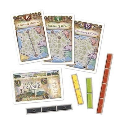DW7228 TICKET TO RIDE : FRANCE/OLD WEST MAP #6