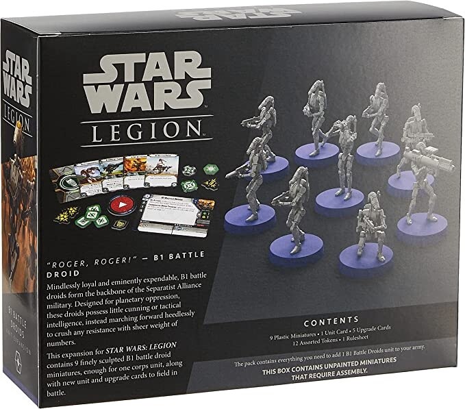 SWL49 STAR WARS LEGION: B1 BATTLE DROIDS UNIT EXPANSION
