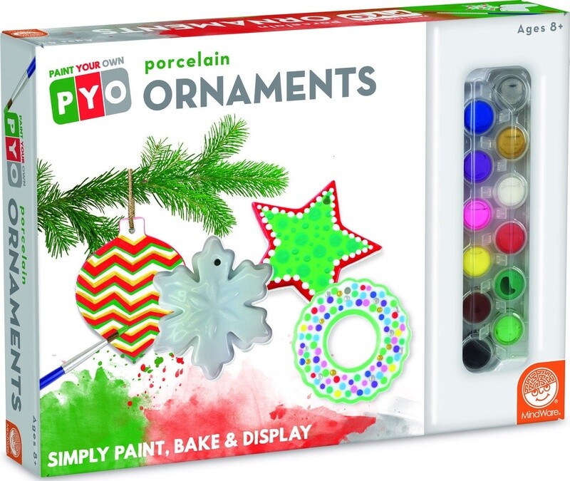MW-68323 Paint-Your-Own Christmas Ornaments