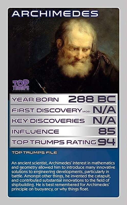 TT-428 Top Trumps: Top 30 Scientists