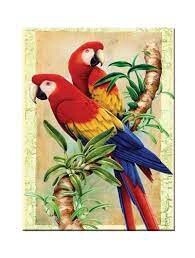 R-05669 PBN Bamboo Parrots