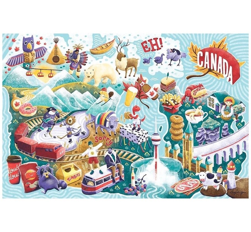 ARC-CAN-021 Puzzle Canada Eh! 1000pc