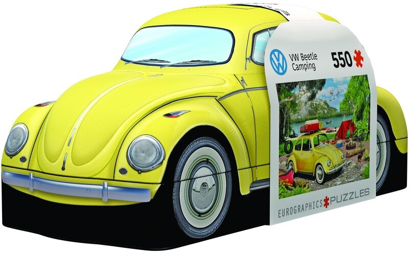 8551-5691 VW Beetle Camping Tin