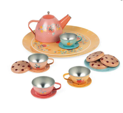 J06596 METAL TEA SET