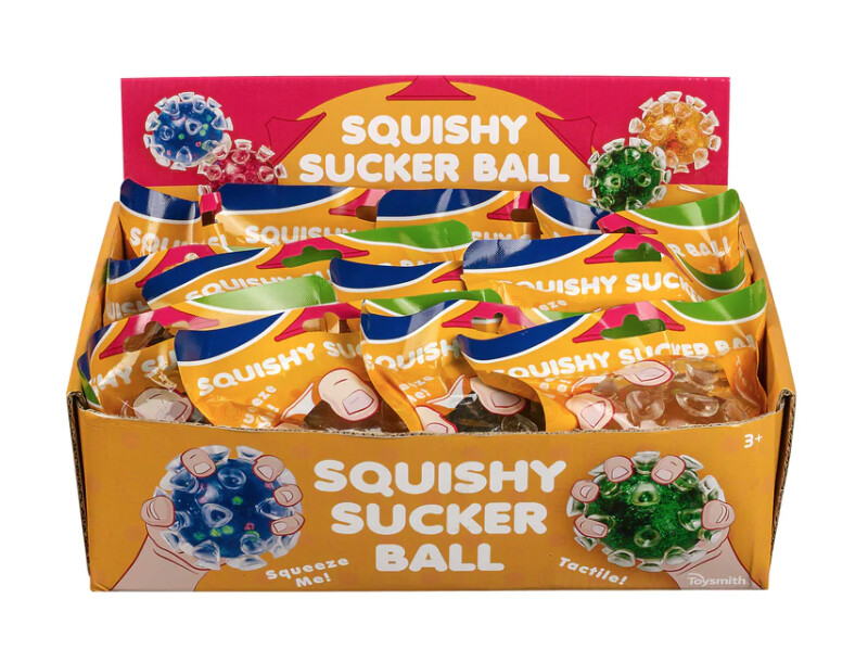 TS-6337: Squishy Sucker Ball (12) - New 2022