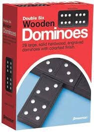 PR-1521 Double Six Wooden Dominoes
