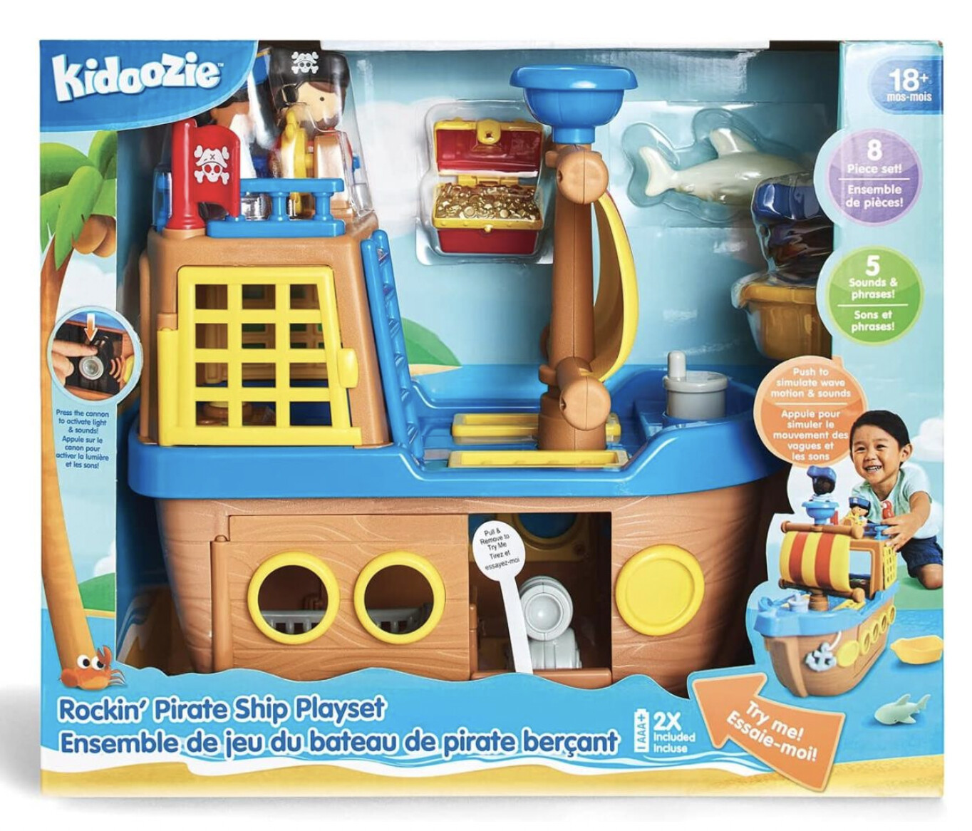 G02678 Rockin Pirate Ship Playset