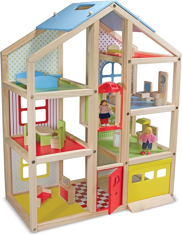 Wooden Hi-Rise Dollhouse