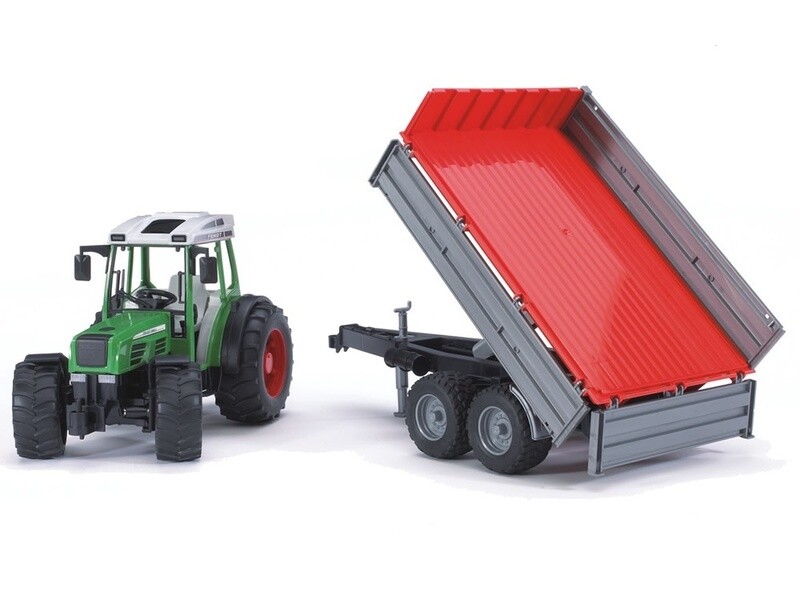 02104 Fendt 209 S Tractor with Tipping Trailer
