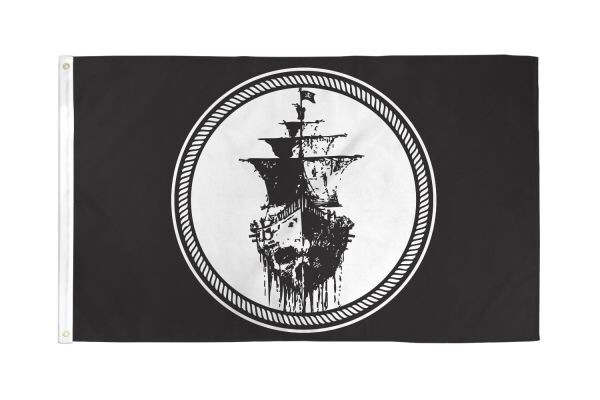 FP-063 Black Sea Flag 3x5ft Poly